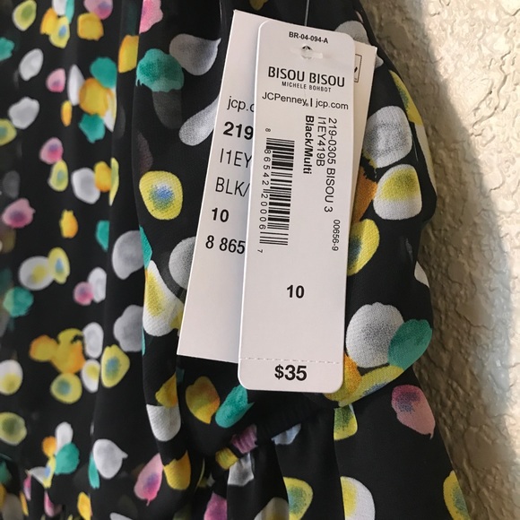 NWT Spring Print Flowy Dress - Picture 3 of 3